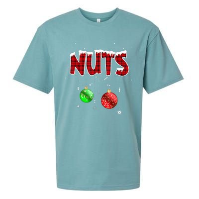 Chest Nuts Matching Chestnuts Christmas Couples Nuts Sueded Cloud Jersey T-Shirt