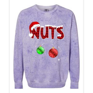 Chest Nuts Matching Chestnuts Christmas Couples Nuts Colorblast Crewneck Sweatshirt