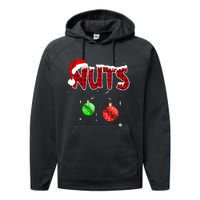 Chest Nuts Matching Chestnuts Christmas Couples Nuts Performance Fleece Hoodie