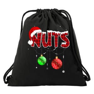 Chest Nuts Matching Chestnuts Christmas Couples Nuts Drawstring Bag