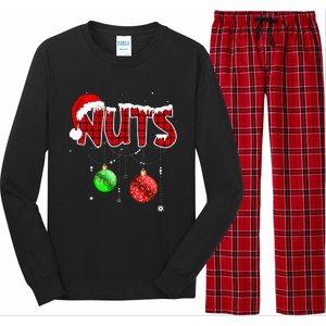 Chest Nuts Matching Chestnuts Christmas Couples Nuts Long Sleeve Pajama Set