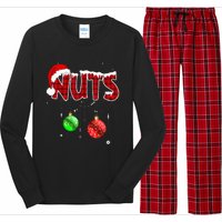 Chest Nuts Matching Chestnuts Christmas Couples Nuts Long Sleeve Pajama Set