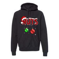 Chest Nuts Matching Chestnuts Christmas Couples Nuts Premium Hoodie