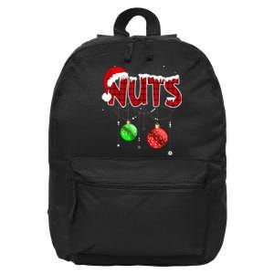 Chest Nuts Matching Chestnuts Christmas Couples Nuts 16 in Basic Backpack