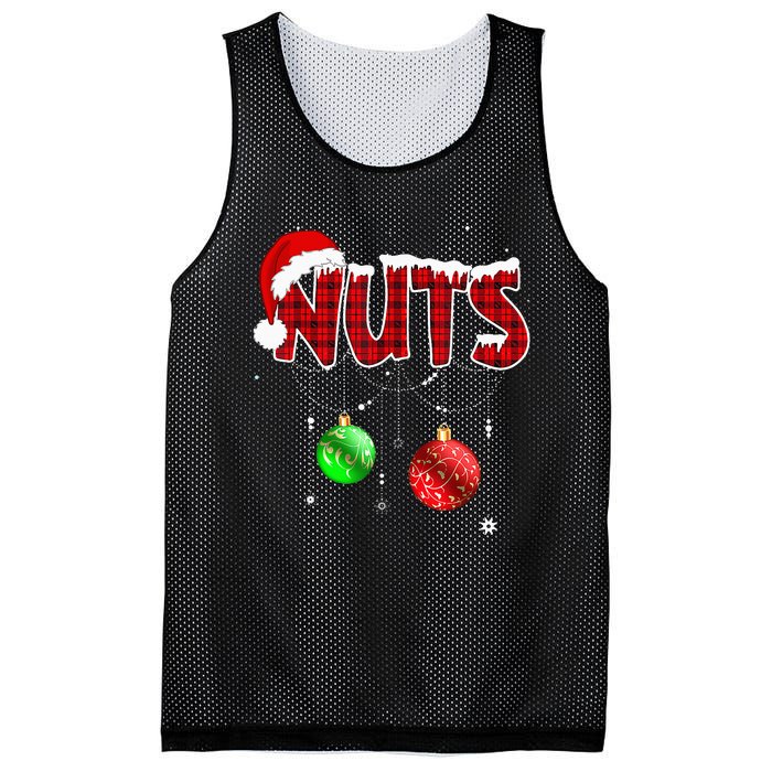 Chest Nuts Matching Chestnuts Christmas Couples Nuts Mesh Reversible Basketball Jersey Tank