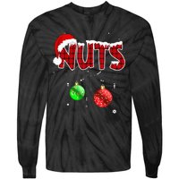 Chest Nuts Matching Chestnuts Christmas Couples Nuts Tie-Dye Long Sleeve Shirt