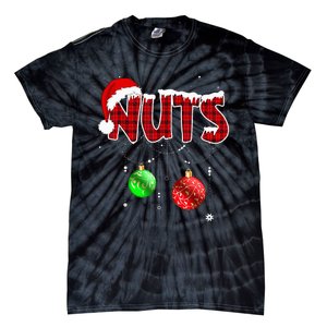 Chest Nuts Matching Chestnuts Christmas Couples Nuts Tie-Dye T-Shirt