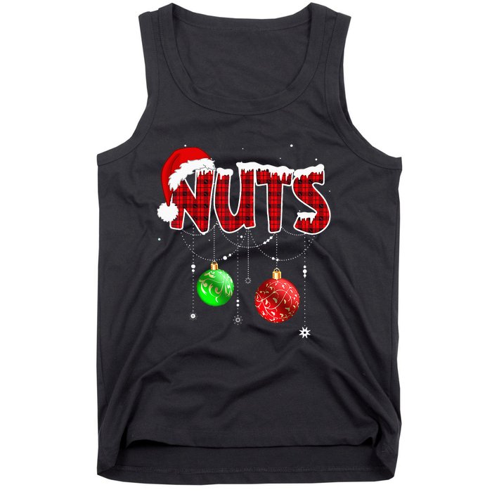 Chest Nuts Matching Chestnuts Christmas Couples Nuts Tank Top