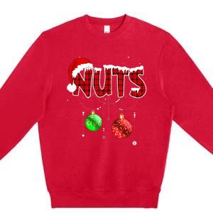 Chest Nuts Matching Chestnuts Christmas Couples Nuts Premium Crewneck Sweatshirt