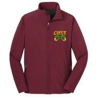 Chest Nuts Matching Chestnuts Funny Christmas Couples Chest Core Soft Shell Jacket