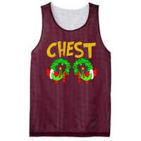 Chest Nuts Matching Chestnuts Funny Christmas Couples Chest Mesh Reversible Basketball Jersey Tank