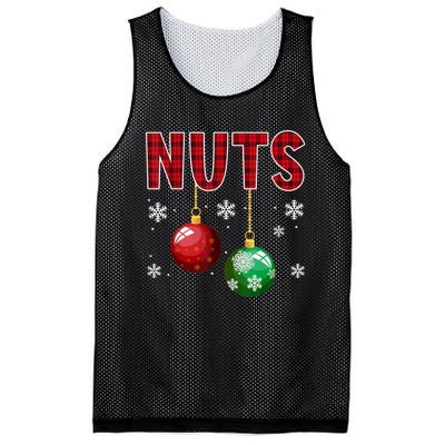 Chest Nuts Matching Chestnuts Funny Christmas Couples Nuts Mesh Reversible Basketball Jersey Tank