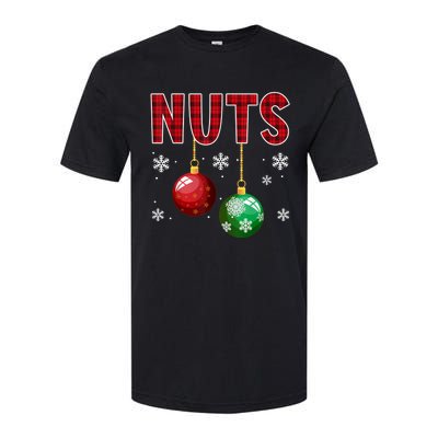 Chest Nuts Matching Chestnuts Funny Christmas Couples Nuts Softstyle CVC T-Shirt