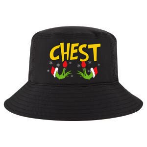 Chest Nuts Matching Chestnuts Funny Christmas Couples Chest Cool Comfort Performance Bucket Hat