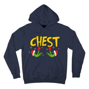 Chest Nuts Matching Chestnuts Funny Christmas Couples Chest Tall Hoodie