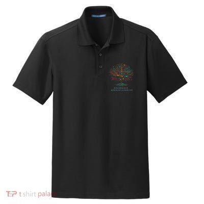 Celebrate Neurodiversity Mental Health Autism Awareness Dry Zone Grid Polo