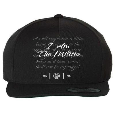 Colion Noir Merch I Am The Militia Wool Snapback Cap