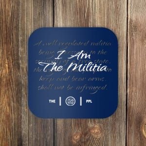 Colion Noir Merch I Am The Militia Coaster