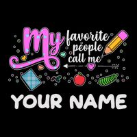 Custom Name My Favorite People Call Me Impact Tech Backpack