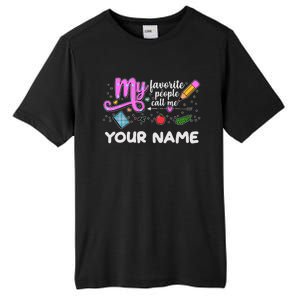 Custom Name My Favorite People Call Me Tall Fusion ChromaSoft Performance T-Shirt