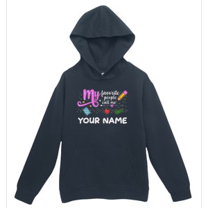 Custom Name My Favorite People Call Me Urban Pullover Hoodie