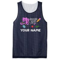 Custom Name My Favorite People Call Me Mesh Reversible Basketball Jersey Tank