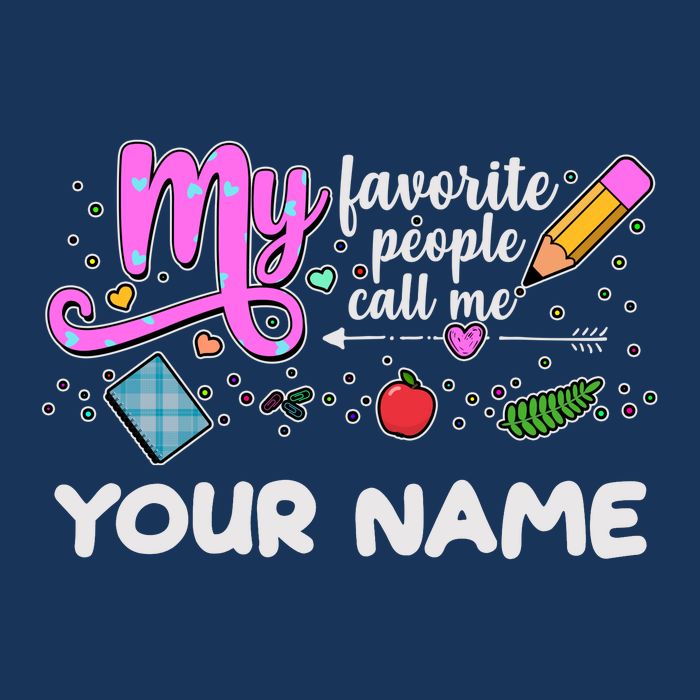 Custom Name My Favorite People Call Me Cooling Performance Long Sleeve Crew