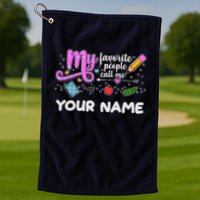 Custom Name My Favorite People Call Me Golf Towel