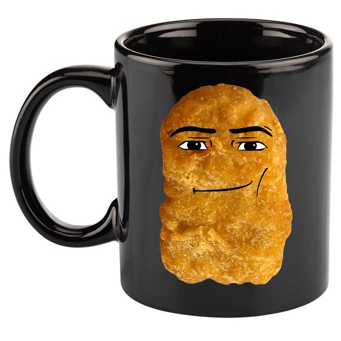 Chicken Nugget Meme 11oz C Handle Ceramic Mug