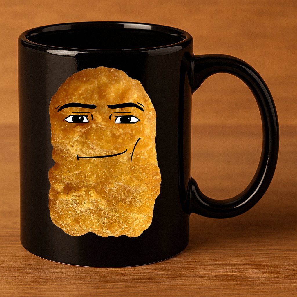 Chicken Nugget Meme 11oz C Handle Ceramic Mug