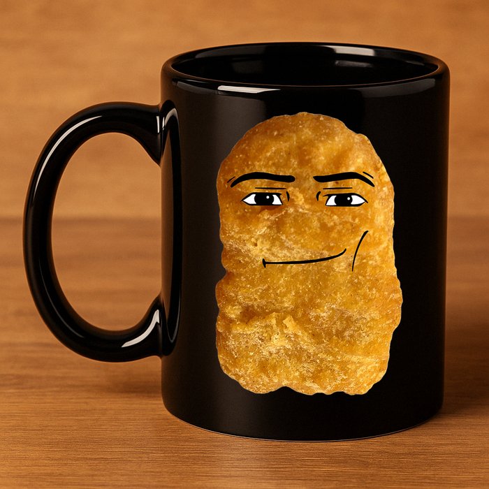 Chicken Nugget Meme 11oz C Handle Ceramic Mug