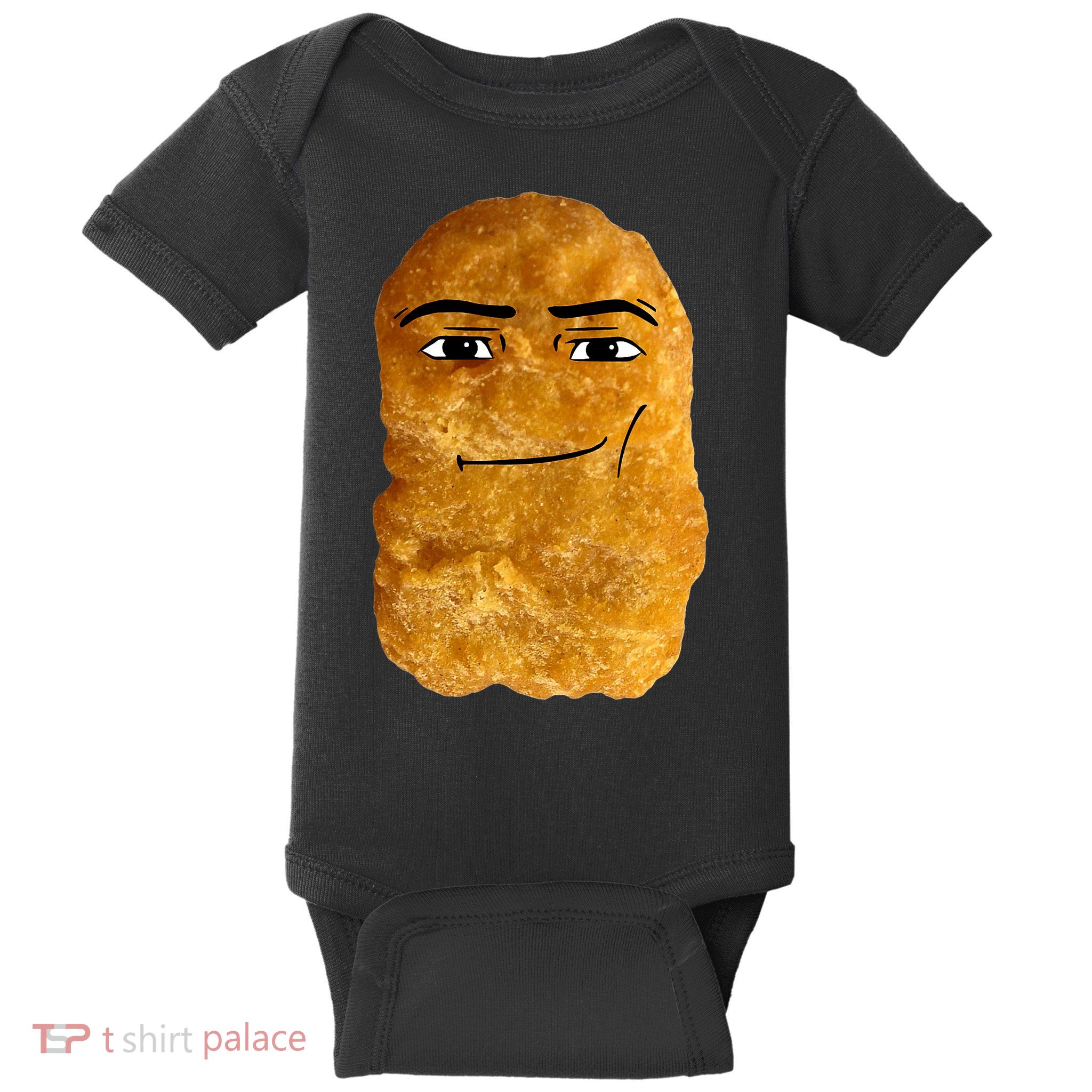 Chicken Nugget Meme Baby Bodysuit