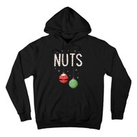 Chest Nuts Matching Funny Christmas Couples Chestnuts Nuts Hoodie