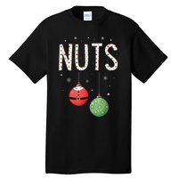 Chest Nuts Matching Funny Christmas Couples Chestnuts Nuts Tall T-Shirt