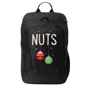 Chest Nuts Matching Funny Christmas Couples Chestnuts Nuts City Backpack