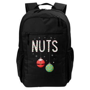 Chest Nuts Matching Funny Christmas Couples Chestnuts Nuts Daily Commute Backpack