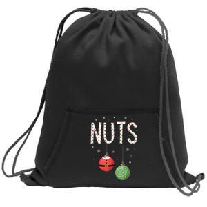 Chest Nuts Matching Funny Christmas Couples Chestnuts Nuts Sweatshirt Cinch Pack Bag