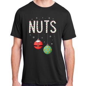 Chest Nuts Matching Funny Christmas Couples Chestnuts Nuts Adult ChromaSoft Performance T-Shirt