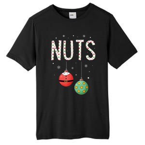 Chest Nuts Matching Funny Christmas Couples Chestnuts Nuts Tall Fusion ChromaSoft Performance T-Shirt