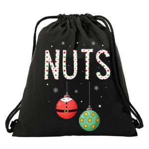 Chest Nuts Matching Funny Christmas Couples Chestnuts Nuts Drawstring Bag