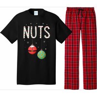 Chest Nuts Matching Funny Christmas Couples Chestnuts Nuts Pajama Set