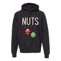 Chest Nuts Matching Funny Christmas Couples Chestnuts Nuts Premium Hoodie