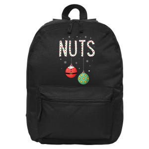 Chest Nuts Matching Funny Christmas Couples Chestnuts Nuts 16 in Basic Backpack