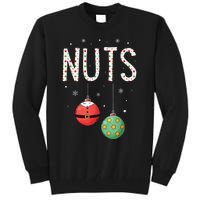 Chest Nuts Matching Funny Christmas Couples Chestnuts Nuts Tall Sweatshirt