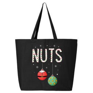 Chest Nuts Matching Funny Christmas Couples Chestnuts Nuts 25L Jumbo Tote