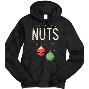 Chest Nuts Matching Funny Christmas Couples Chestnuts Nuts Tie Dye Hoodie