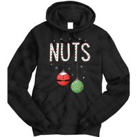 Chest Nuts Matching Funny Christmas Couples Chestnuts Nuts Tie Dye Hoodie