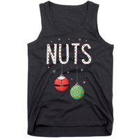 Chest Nuts Matching Funny Christmas Couples Chestnuts Nuts Tank Top