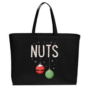 Chest Nuts Matching Funny Christmas Couples Chestnuts Nuts Cotton Canvas Jumbo Tote