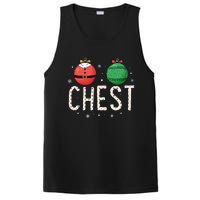 Chest Nuts Matching Funny Christmas Couples Chestnuts Chest PosiCharge Competitor Tank